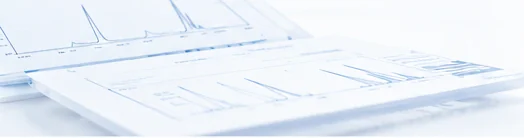Analytical documentation on a laboratory table